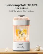 Grownsy Steriliser for Baby Bottles with Dryer Function 5-in-1 Art.299683 sterilizators ar žavētaju bērnu precēm, bērnu pudelītēm un krūts sūkņa piederumiem