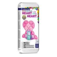 MAGNA-TILES Micromags magnētiskais konstruktors "Heart to Heart", 26 gab.