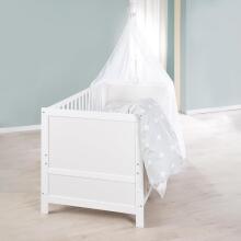 Roba Kombi Crib Art.299909 White Детская деревянная кроватка - трансформер 140x70см