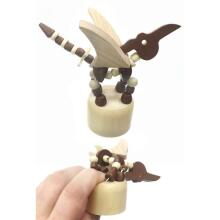 Kids Krafts Dinosaur Push Puppets Art.WD186 Танцующие Деревянные Марионетки, 1 шт.