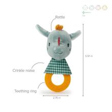Teething rattle - Joe the dragon