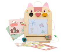 Magnetic drawing board - Jeanne the cat