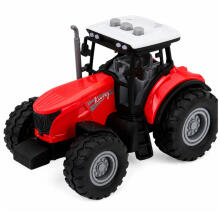 Traktors ar piekabi zirgu transportēšanai, gaismas un skaņas, 3 gab.