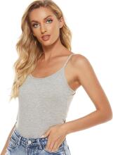 Women Maternity Undershirt  Spaghetti Top Art.300412 Grey  Tops grūtniecem un barošānai