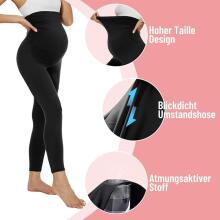 Maternity Leggings Art.300413 Black Leggingi grūtniecem