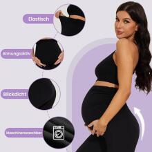 Maternity Leggings Art.300414 Black Leggingi grūtniecem