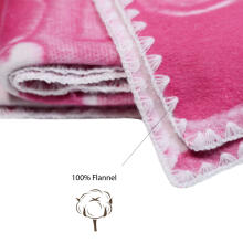 UR Kids Blanket Cotton  Art.30058 Sheep Pink Dabīgas kokvilnas pleds/sega bērniem 100x140cm
