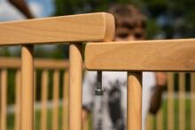 Wooden Playpen Hexagon Art.30298  Манеж 6-стенный деревянный