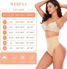 Werena Tummy Control Thong Shapewear Art.3047 koriģējošās un savelkošās biksītes