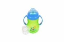 „Akuku A0134“ puodelis, skirtas kūdikiams nuo 9 mėnesių amžiaus su minkštu dangteliu 280 ml