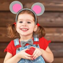 Home Company Mouse Ear Art.30557 Карнавальный костюм - Ушки мышки,1 шт