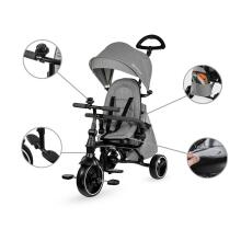 KinderKraft Jazz Art.KKRJAZZGRE0000 Grey Bērnu trīsritenis 4in1