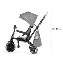 KinderKraft Jazz Art.KKRJAZZGRE0000 Grey Bērnu trīsritenis 4in1
