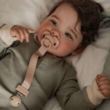 Elodie Details Bamboo Pacifier Natural rubber Blushing Pink 3M+ Сосочка