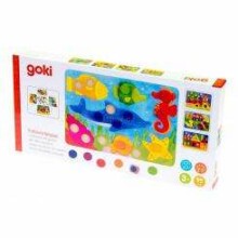 Goki Dice Game Art.56705 Lotto krāsainā pasaule