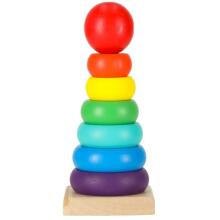 Bebe Basic Pyramid  Art.KX6215 Koka piramīda 15 cm