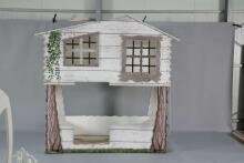 Plastiko Tree House Art.32052 Деревянный домик -кровать  с матрасом 200x90 cм