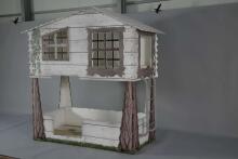 Plastiko Tree House Art.32052 Деревянный домик -кровать  с матрасом 200x90 cм