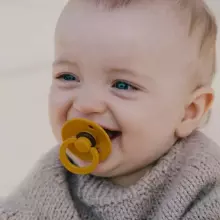 Bibs Colour  Island Sea/Forest Lake Art.2221429 Simetrisks Pacifier 6-18 m. 100% natural