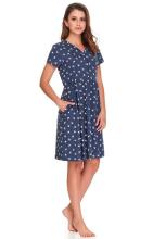 Doctornap Organic Cotton Art.9927 Blue naktskleita grūtniecēm