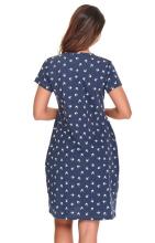 Doctornap Organic Cotton Art.9927 Blue naktskleita grūtniecēm