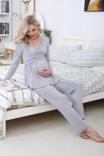 Litherday Nursing Pyjamas Art.32699 Light Grey