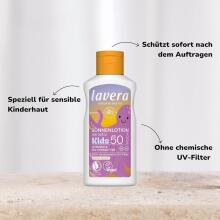 Lavera Sensitive Kids Sun Lotion SPF 50 Art.33848  saules aizsardzības losjons zīdaiņiem un bērniem