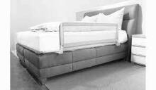 Fillikid Bed Rail Art.290-50-97 Dark Grey Защитный барьер для кроватки 135 x 50см
