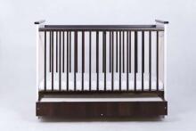 Drewex Mocca White/Transporent Art.35498 Детская деревянная кроватка с ящиком 120x60см