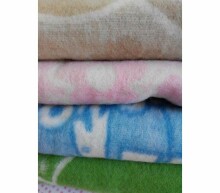 URGA Medvilninė antklodė / antklodė vaikams 75x100cm Smėlio spalvos