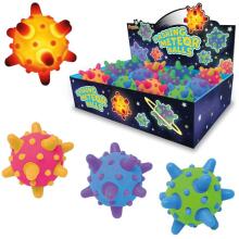 Toi Toys Meteor Neon Ball Art.543288 Kaučuka bumbiņa(bumba) ar gaismas efektiem (diametrs 6.5cm),1gab