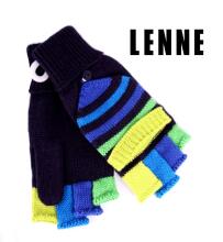 LENNE '18 Gloves Pay Art.17347/229 Adīti pirkstaini/cimdi bērniem (izm.3-7)
