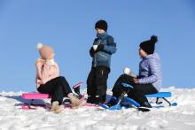 Stiga Snowracer Iconic Kids Art.3660 Снегокат  с возможностью управления