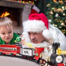 Train Railway Art.36613 Железная дорога со звуковыми и световыми эффектами