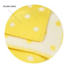 La bebe™ Lambswool 100x140 Art.36629 Yellow (New Zealand wool),100x140 см