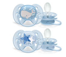 Philips Avent Art.SCF223/03 Ultra Soft Deco  Silicone Soother 6-18 m.