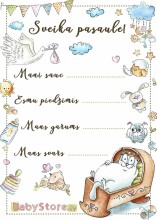 La bebe™ Baby Month Cards Art. 37776