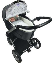 Dooky universal cover Light Grey Crowns