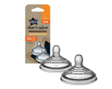 Tommee Tippee Art. 42122452 CTN Anti Colic Plus Соски для бутылочки - быстрый поток 2 шт., от 6 мес.