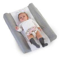 Childhome Changing Mat Cover Art.CCCORJG Rabbit  Универсальный мягкий чехол для пеленальной поверхности 50x70 см