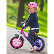 Aga Design Schumacher Kid Reverse Art.HD-079 Orange  Детский велосипед - бегунок с металлической рамой и надувными колёсами
