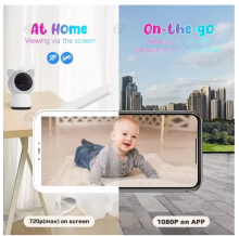 La bebe™ Accessories Monitor Babyphone Wireles Art.38931 White Digitālais bērnu videomonitors