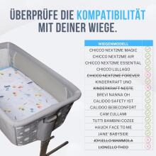 Kidsworld Next to Me Bed Linen Art.38988 комплект постельного белья для колыбельки из 4 частей