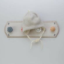 Vilaurita Art.517 Зимняя плотная шапочка для новорождённых 100% шерсть мериноса