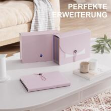 ThinkTex Compartment Folder A4  Art.39764 Mapīte/organizators ar elastīgo lenti un aizdares pogu