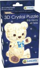 Crystal Puzzle Teddy 3D Art.39911 Kristāla 3D Puzles