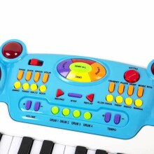 TLC Baby Electronic Keyboard Art.B15 Green Sintezators ar mikrofonu ar skaņas un gaismas efektiem
