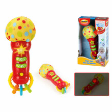 WinFun Baby Rock Star Microphone Art.44232  mikrofonas Muzikinis žaislas Mikrofonas, su garsu ir šviesa, 3+ mėn