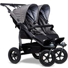 TFK Duo Mono Sport  Art.T-D1-SA-415 Premium Grey  Dvīņu sporta ratiņi