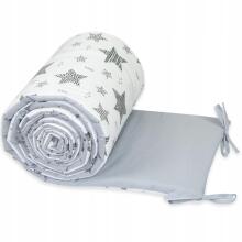 Ankras Star Art.41217 Grey Бортик-охранка для детской кроватки 180 cm